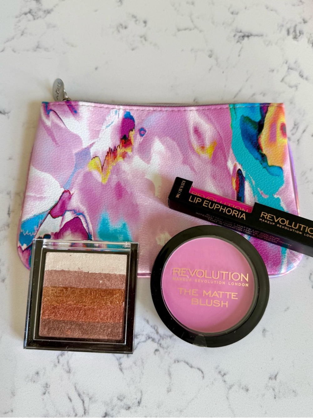 Revolution Makeup Trio - Rose Gold & Pink